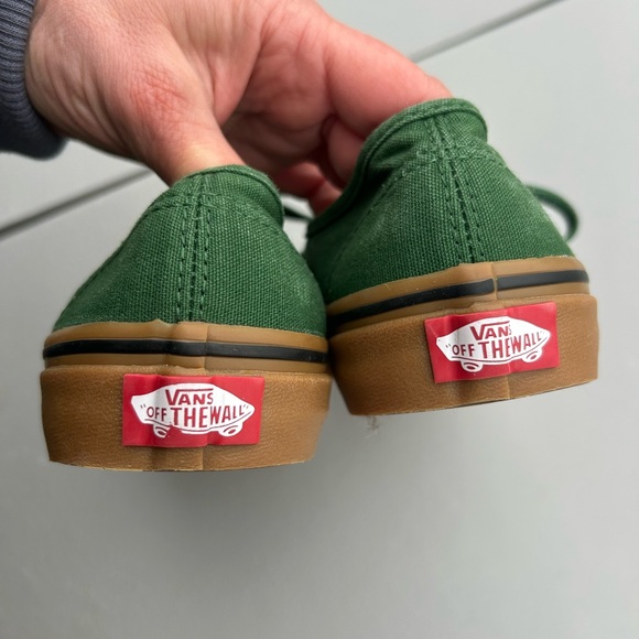 NEW Kelly green Vans Classic Green Canvas Sneakers 7.5 women’s - Picture 5 of 10